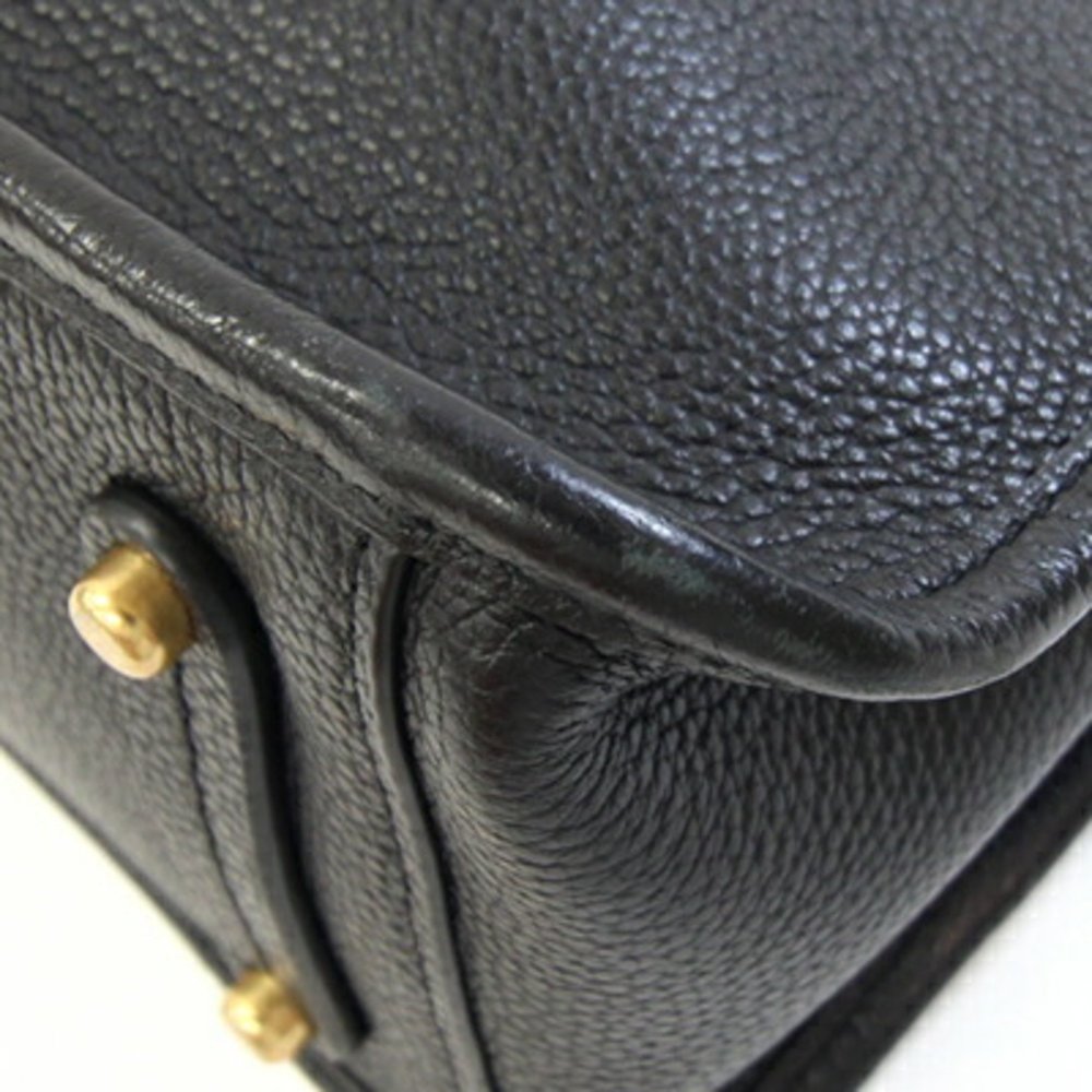 Coach Handbag Tyler Carryall 28 C3460 Black Leather Shoulder Bag Hand Tote - Picture 3 of 9